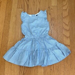 Polo by Ralph Lauren Light Blue Striped Dress